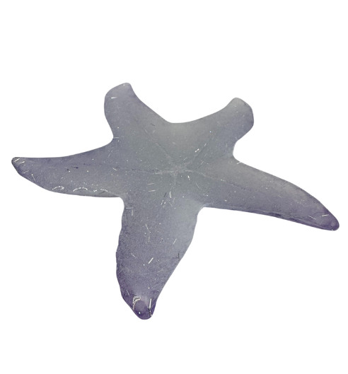 Lavender, Silver & Purple Resin Starfish