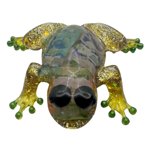 Blue-eyed Butterfly Resin Frog (copy)