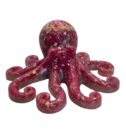 Pink Passion Octocharm Resin Octopus