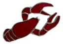 Red Lobster Stained Glass