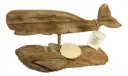Driftwood Whale with Shells & Seaglass