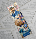 Boat Crew Paper Bookmark  