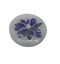 Pretty Purple & Silver Flower Phone Pop  