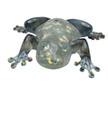 Iridescent Coloured Resin Frog