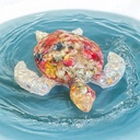 Blooming Sea Dancer Resin Sea Turtle 