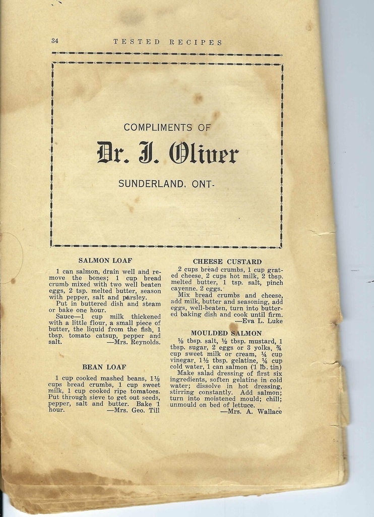 Vintage Meats Recipe Pg 34