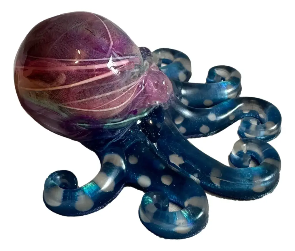 Feather In The Cap Resin Octopus 