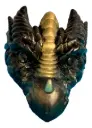Glittering Glare Dragoness - Resin Dragon Head