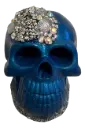 Celestial Cranium Resin Blue Skull