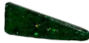 Green on Green Glitter Hair Clip