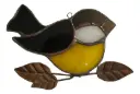 Yellow-bellied Songbird Stained Glass