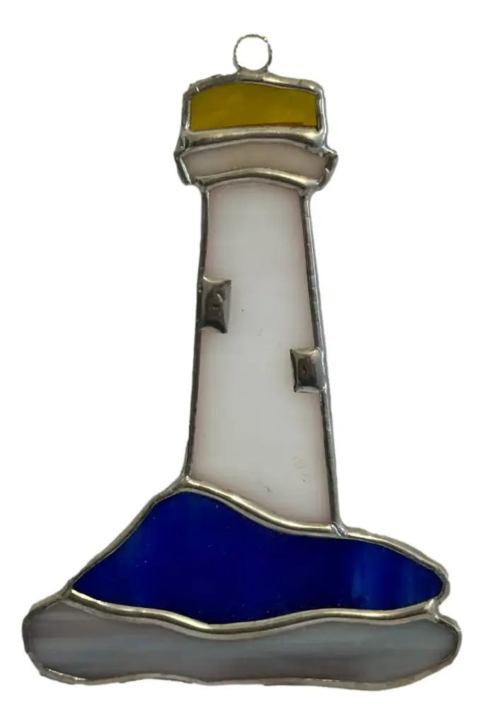 Small Stained Glass Lighthouse