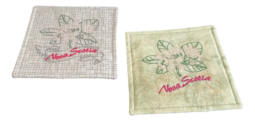 Handcrafted Nova Scotia Fabric Coasters