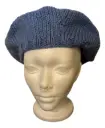 Hand-knitted Beret Hat 