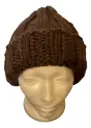Hand-knitted Cable Winter Hat