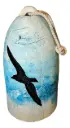 Hand-Painted & Carved Raven Buoy