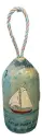 Hand-painted Sailing Ship on the Bay of Fundy Buoy