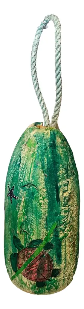 Hand-painted Turtle Buoy