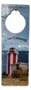 Handpainted Wooden Door Hanger - I Only Do Lighthouse Work