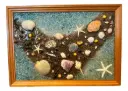 Sand Bar Glass Art 10" x 15"