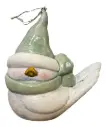 Ceramic Gnomie Bird Christmas Ornament