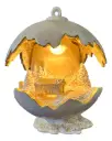 Ceramic 2-Piece Winter Scene Ball