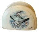 Ceramic Napkin Holder with Seagulls