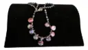 Purple/Navy Pearl Beaded Necklace
