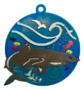 Ocean Series Resin Tree Ornament - Shark