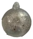 Round Snowflake & Silver Tree Ornament