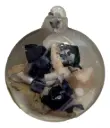 Round Shell-filled Tree Ornament 