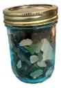 Bottled Sea Glass  