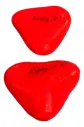 Hand-painted Heart-shaped Stone - Digby 