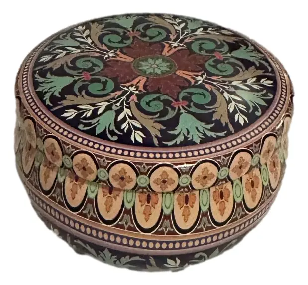 Soy Candle in a Colourful Tin - Small - Unscented 