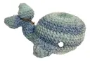 Hand Crocheted Whale Stuffy with Baby 