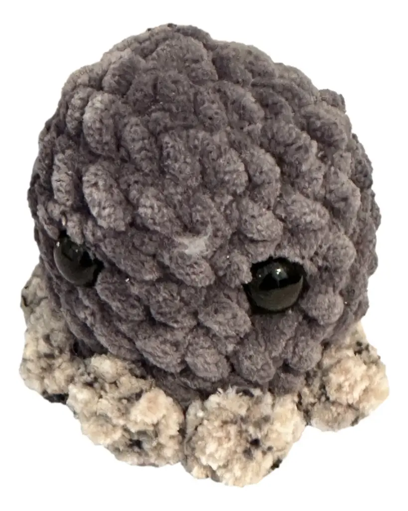 Hand Crocheted Octopus with Baby