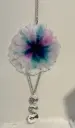 Pink & Blue Bloom Resin Suncatcher