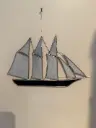 Multi-sale Sailing Ship Stained Glass 