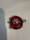 Handcrafted Glass & Solder Turtle with Baby