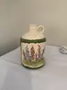 Ceramic Little Brown Jug w/painted Lupins