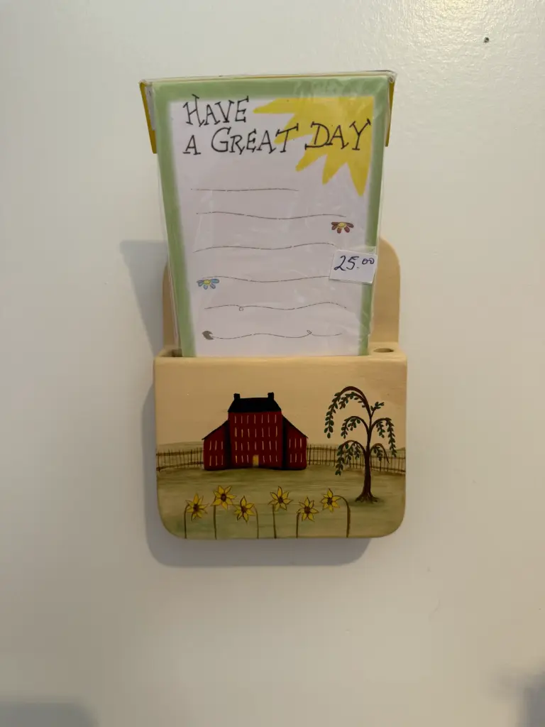 Ceramic Hanging Note Holder