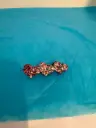 Black & Pink Hearts Hair Clip