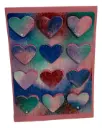 "All Hearts" 4.25"x5.75" Note Card