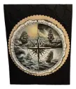 Ships on Compass 5.5"x4.25" Note Card