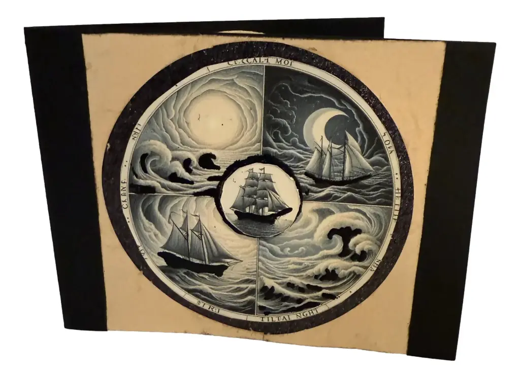 Ships & Waves 5.5"x4.25" Note Card 
