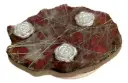 Lace and Geode Cell Phone Base 