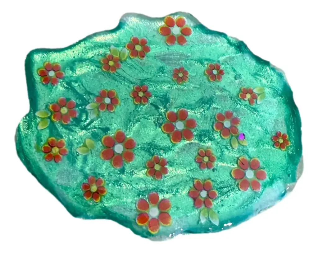 "Floral Fusion Stand"  Cell Phone Base