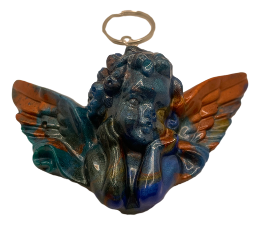 [11103] Multi-coloured Angel Keychain