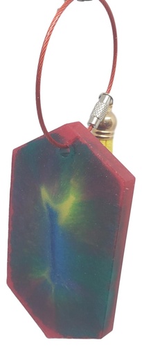 [K11024-9] Tie-Dye Key Chain/Luggage Tag