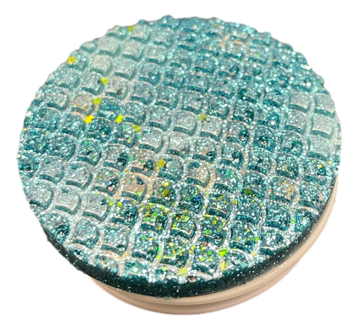 [7167124] Green Glitter Mermaid Scale Phone Socket